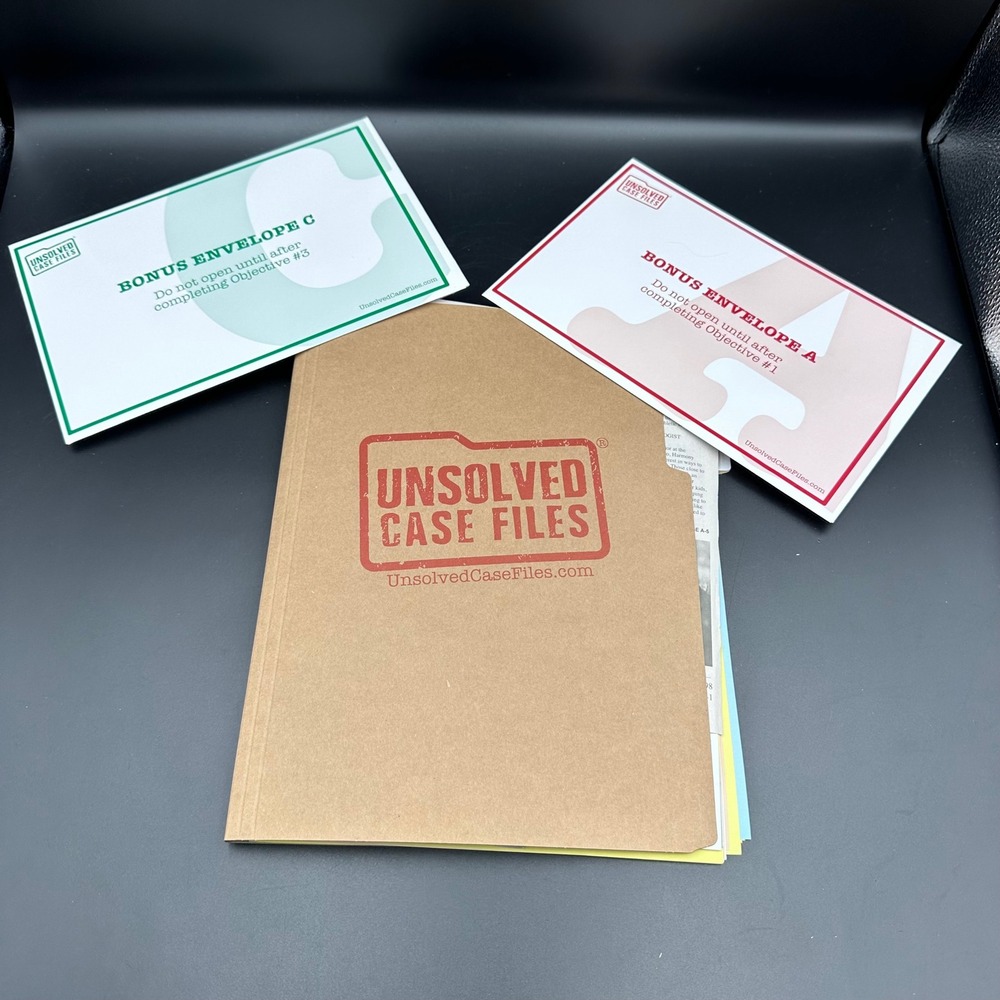 Unsolved Case Files Harmony Ashcroft Case Murder Mystery Game Cold Case Game